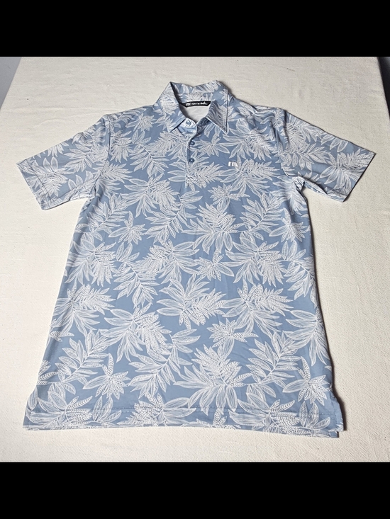 Travis Mathew Other - Travis Mathew Men's Sea Journey Polo Mens Size Small Light Blue